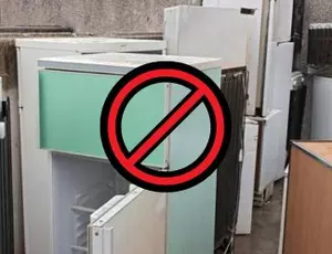 Old appliances containing CFCs