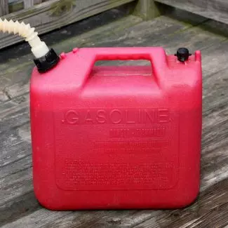 A can of gasoline